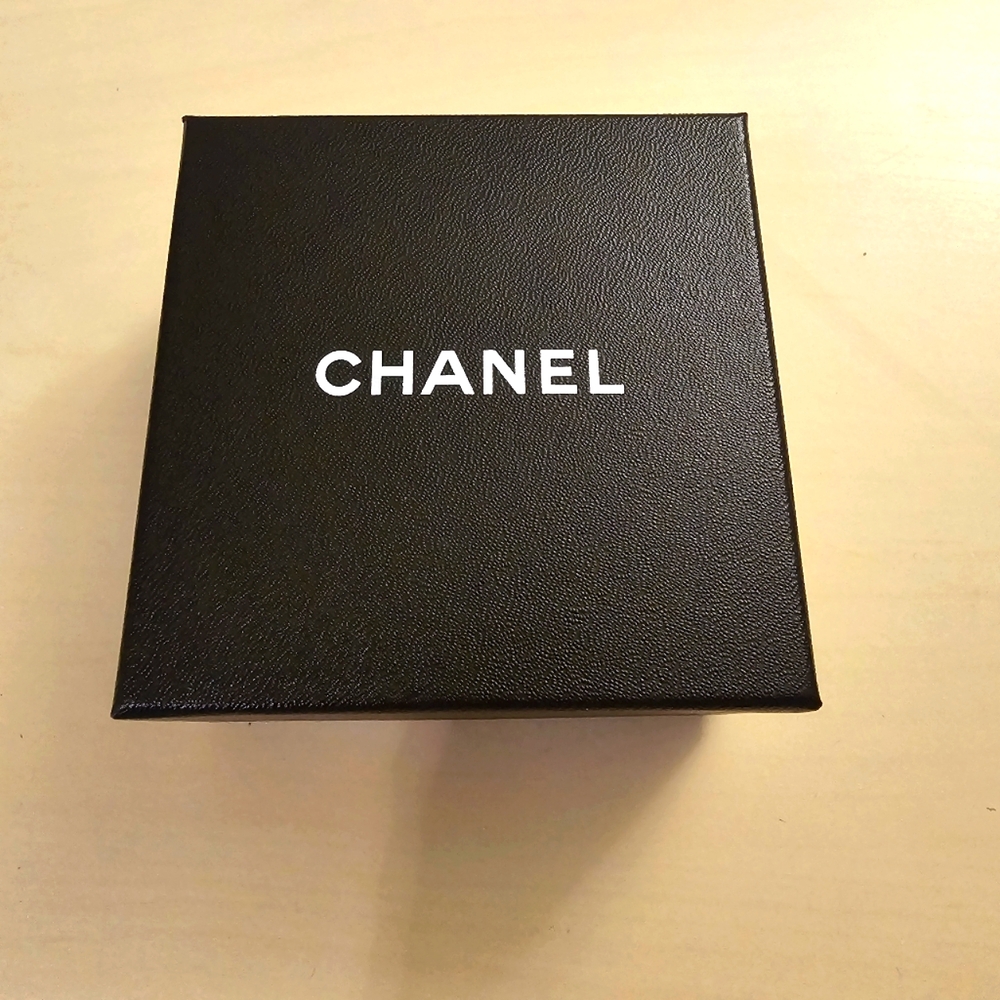 Authentic Chanel box size 4.5"x4.5"x2.5"